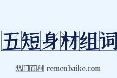 五短身材组词是什么意思的图片